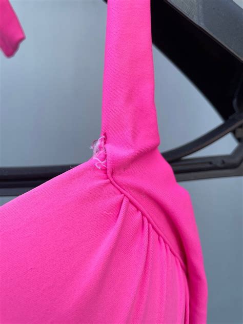 Barbie Pink Bikini Top Women S Fashion Swimwear Bikinis Swimsuits On Carousell