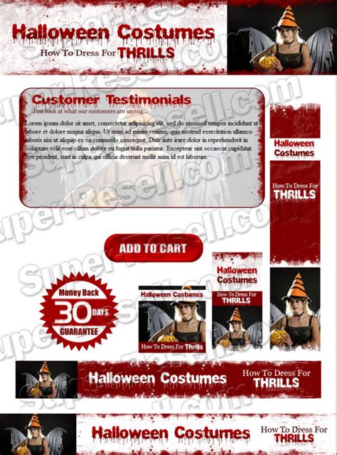 Templates - Halloween Costume - BigProductStore.com