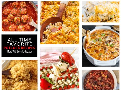 All Time Favorite Potluck Recipes More With Less Today