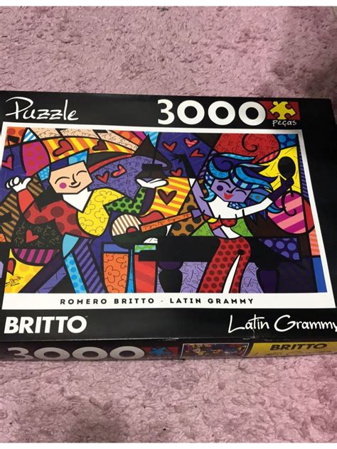 Quebra Cabeça Romero Britto 3000 Peças Novíssimo Jogo de