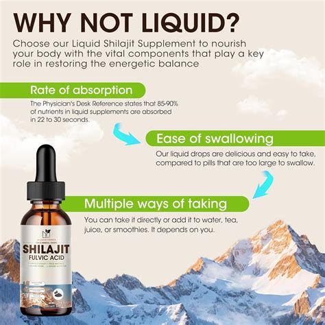 Shilajit Gotas L Quidas De Resina Org Nica Pura Del Himalaya De Alta