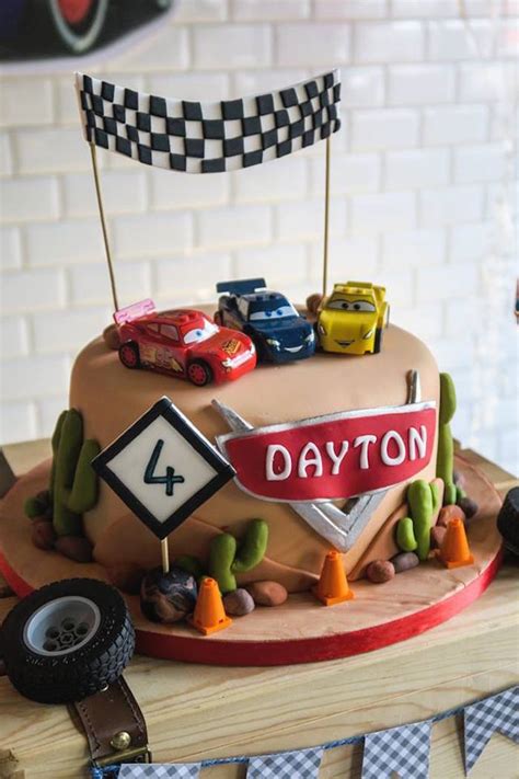 Kara's Party Ideas Lightning McQueen Cars Birthday Party | Kara's Party ...