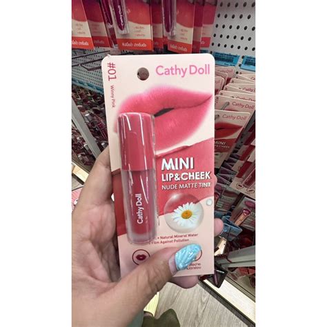 Jual Cathy Doll Lip And Cheeck Nude Matte Tint 01 Winny Pink Shopee Indonesia