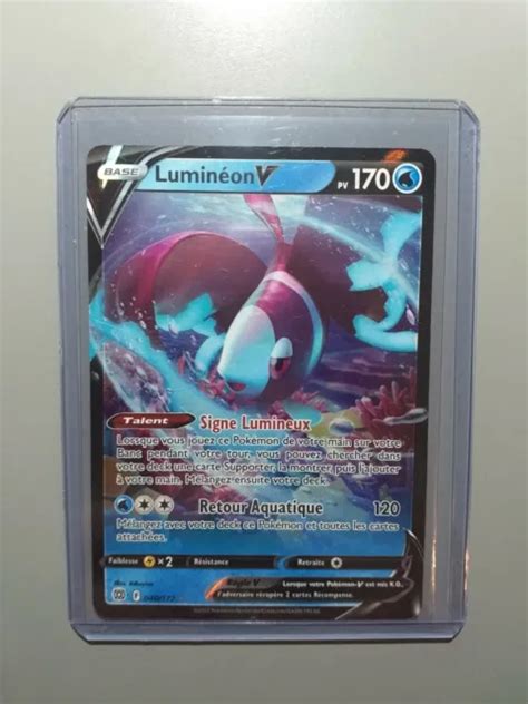 CARTE POKÉMON LUMINÉON V 40 172 Stars Étincelantes Neuve FR Sans