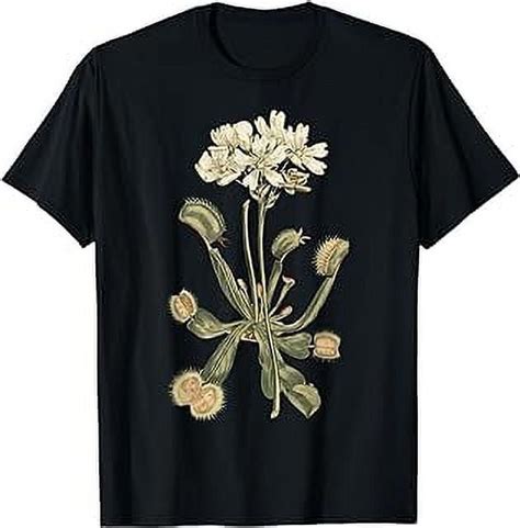 Carnivorous Plant Venus Flytrap Carnivore Nature Flower T Shirt