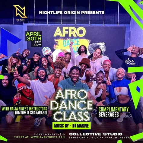 Afro Dance Class Collective Studios Oak Park 30 April 2022