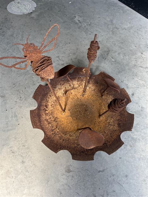 RUST BOWL GARDEN ART Echuca Moama Plant Farm