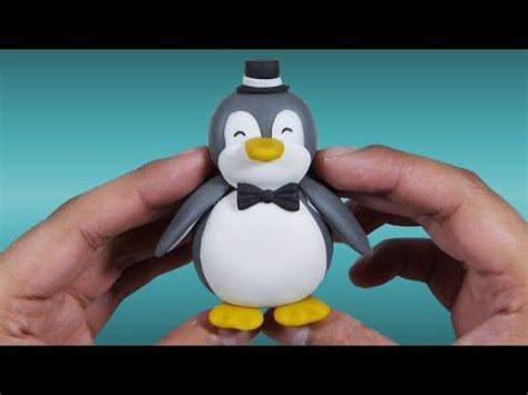 Ping Ino Elegante Elegant Penguin Polymer Clay Tutorial Porcelana