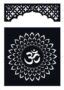 Cnc Plasma Om Chakra With Home Temple Front Plate Svg Dxf Design