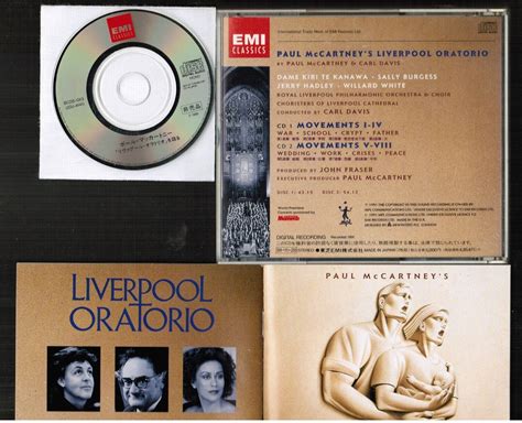 Paul Mccartney Liverpool Oratorio Japan Cd Toce W Single