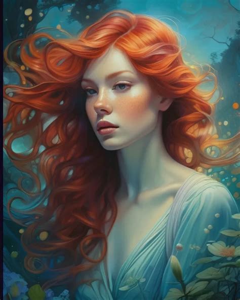 Download Mermaid Water Red Hair Royalty Free Stock Illustration