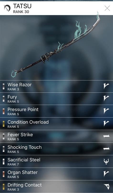 Rate my tatsu build : r/Warframe