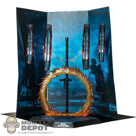 Monkey Depot Display Hot Toys Iron Strange Base W LED Energy Displacer Sentries