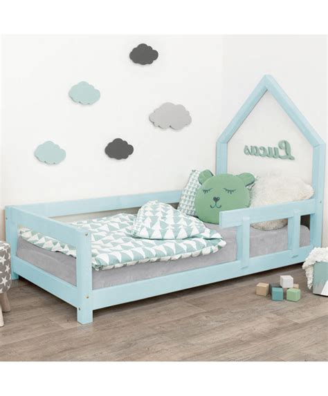 Lit Cabane Enfant POPPI 120 X 190 Bleu Marine 2