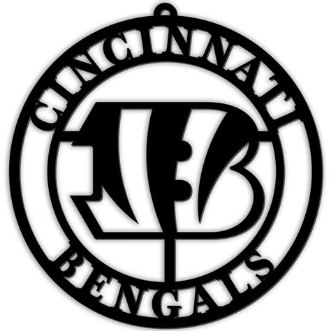 Cincinnati Bengals 16'' Team Logo Cutout - Black | Cincinnati bengals ...