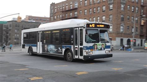 Mta New York City Bus Orion Vii Cng 7757 On The Bx40 Youtube