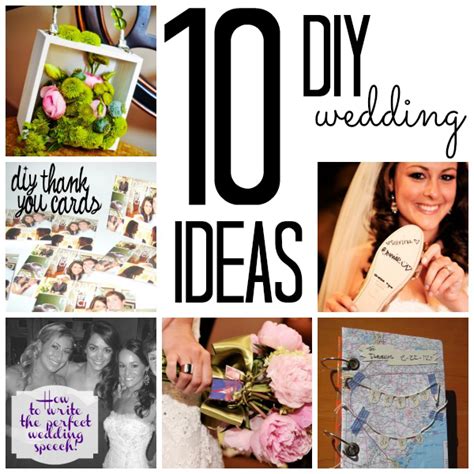 10 DIY Wedding Ideas - C.R.A.F.T.