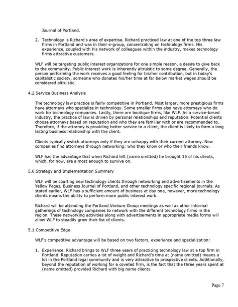 Pro Law Firm Business Plan Template - MbcVirtual