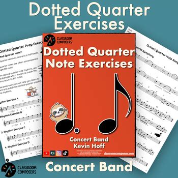 Dotted Quarter Note Rhythm Exercises | Concert Band by Classroom Composers