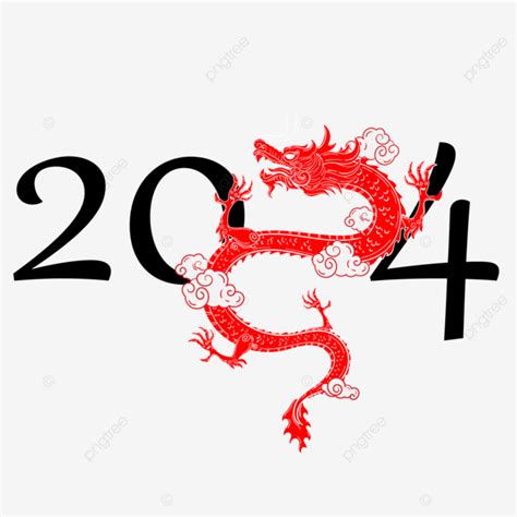 Red Dragon New Year Vector Year Of The Dragon Lunar New Year