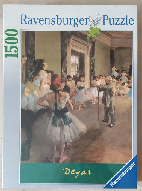 1000 Ravensburger The Dance Class Edgar Degas Rare Puzzles