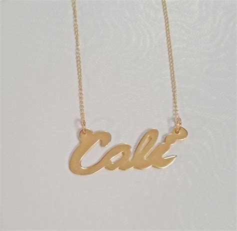 10K Gold Cursive Name Necklace - Be Monogrammed