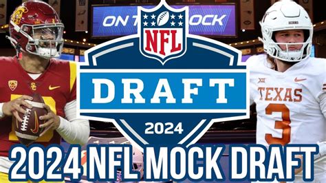 Way Too Early 2024 NFL Mock Draft Bears Own First Two Picks YouTube