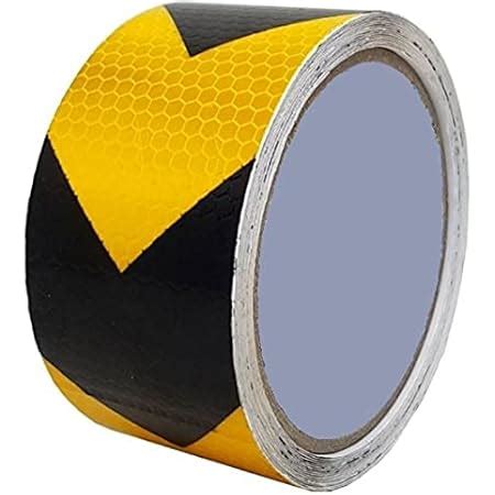 Vinyl Floor Marking Tape Zebra Yellow Black Inch Mmx Metres