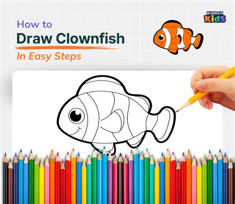 How To Draw A Clownfish In Just Easy Steps