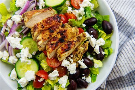 Greek Chicken Salad With Tzatziki Dressing That Low Carb Life