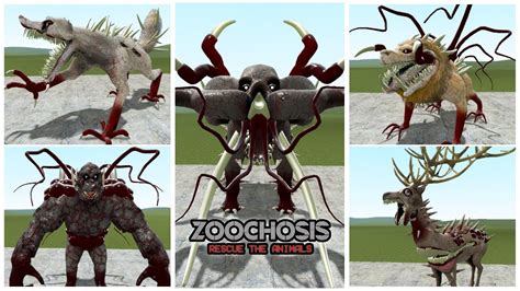 New Zoochosis Mutant Animals Monsters Animals Wolf Deer Elephant