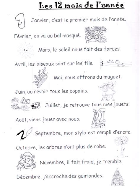 Poesie Des Mois