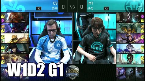 Cloud 9 Vs Immortals Game 1 S6 NA LCS Summer 2016 Week 1 Day 2 C9