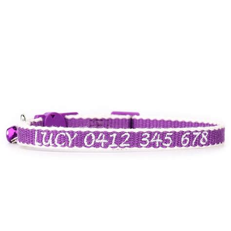 Personalised Cat Collar – Custom Pet Collars