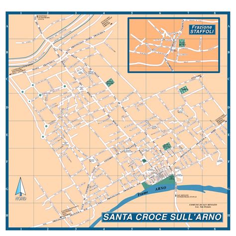 Mappa Città Associazione Pro Loco Santa Croce Sull Arno