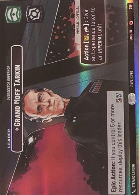 Grand Moff Tarkin Oversector Governor 2024 Spark Of Rebellion 258