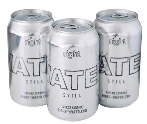 RightWater Launches Canned Spring Water Brand - BevNET.com