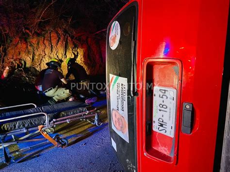 Accidente Vial Tipo Volcadura En Montemorelos Reportan Una Persona