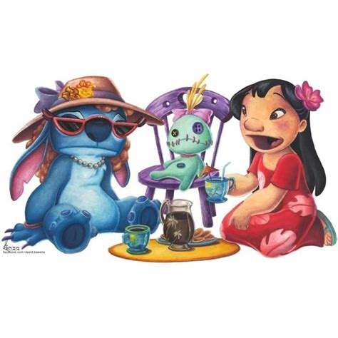 Imk Dessin Anim Disney Lilo Et Animaux Cousus Broderie En