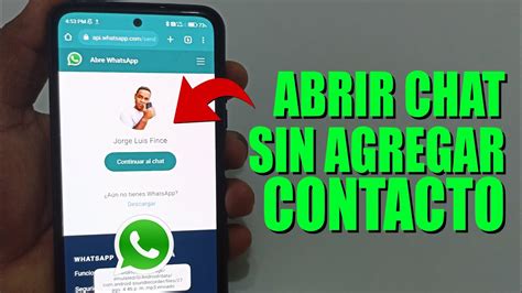 Como Abrir Un Chat Por Primera Vez En Whatsapp Sin Agregar El Contacto