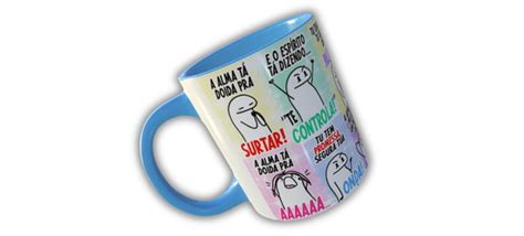 A Alma T Doida Pra Surtar Flork Caneca Colorida Elo