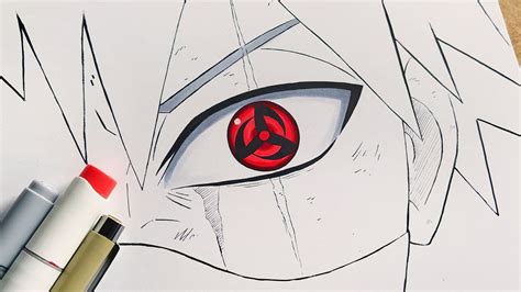 Kakashi Mangekyou Drawing