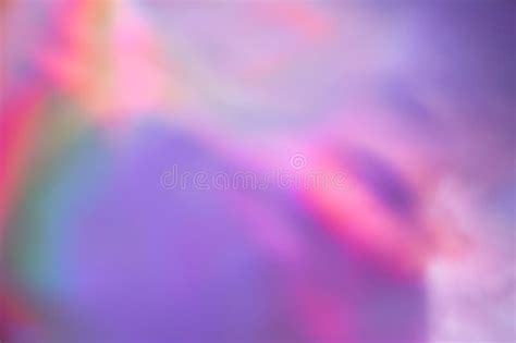 Holographic Textures Shiny Foil And Metallic Rainbow Purple Gradient