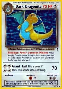 Pokemon Dark Dragonite Legendary Collection Holo Amazon Ca