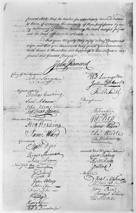 Olive Branch Petition, 1775 Photograph by Granger - Pixels