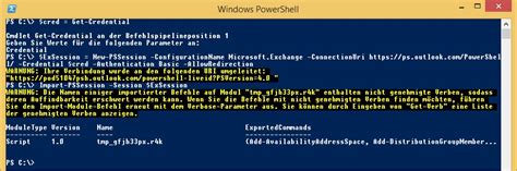 Powershell Remoting With Exchange Online Icewolf Blog