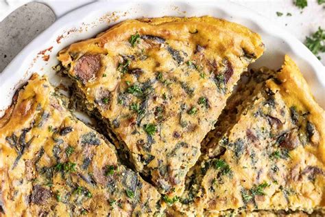 Eggless Tofu Spinach Quiche Recipe | EatingisArt