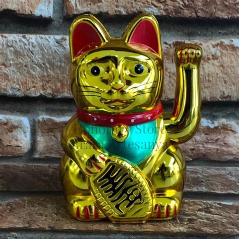 Gato Da Sorte Manekineko Japão Fortuna Prosperidade Dinheiro