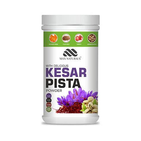 Max Naturals Kesar Pista Protein Powder Maxnova Healthcare