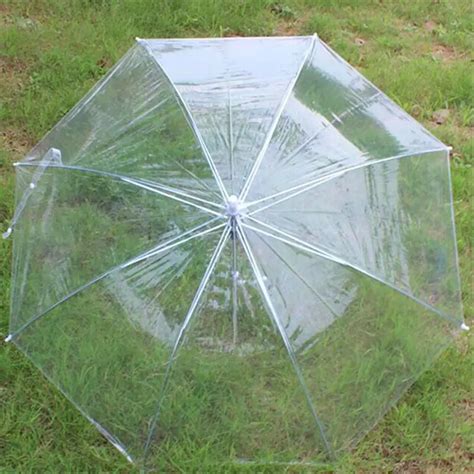 New Transparent Clear Rain Umbrella Parasol Pvc Dome For Wedding Party